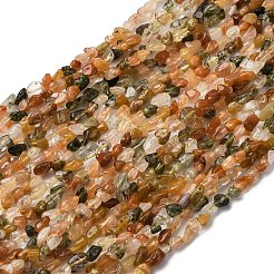 天然石瑪瑙ビーズ連売り  ナゲット  5~9x4~6x3~4.5mm  穴：0.7mm  約75~89個/連  15.35''（39cm）〜15.94''（40.5cm）&nbsp;G-I389-A39