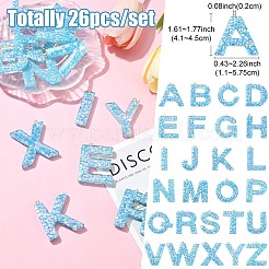 26Pcs 26 Styles Transparent Epoxy Resin Pendants&nbsp;CRES-YW0002-28J