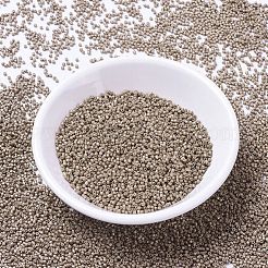 MIYUKIデリカビーズ  シリンダー  日本製シードビーズ  11/0  （db1162)亜鉛メッキマットシャンパン  1.3x1.6mm  穴：0.8mm  約2000PCS /ボトル  10 G /ボトル&nbsp;SEED-JP0008-DB1162