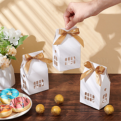 Hollow House Shaped Cardboard Paper Candy Boxes&nbsp;CON-WH0084-82B