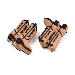 Cowboy Theme Silicone Focal Beads&nbsp;SIL-G014-01B