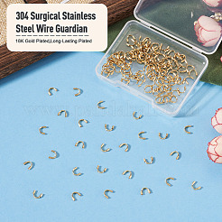 150Pcs 304 Surgical Stainless Steel Wire Guardian and Protectors&nbsp;STAS-TA0006-35A-G