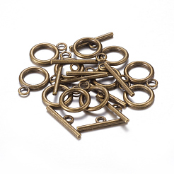 Tibetan Style Alloy Toggle Clasps&nbsp;X-MLF0273Y