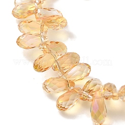 Electroplate Transparent Glass Beads Strands&nbsp;EGLA-B006-01A-FA01