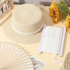Flower Pattern Cotton Embroidery Lace Ribbon&nbsp;OCOR-CA0001-38A