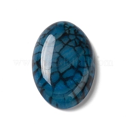 天然の龍の静脈はカボションを瑪瑙  オーバル  染め  29.5x20x6mm&nbsp;G-C028-05