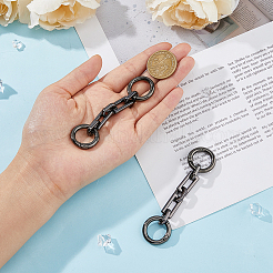 2Pcs Zinc Alloy Bag Extender Cable Chains&nbsp;FIND-FI0001-03B