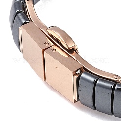 Ion Plating(IP) Synthetic Non-Magnetic Hematite Beaded Bracelets for Men&nbsp;BJEW-E102-01RG