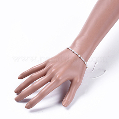 Adjustable Nylon Thread Braided Beaded Bracelets&nbsp;BJEW-JB04376-01