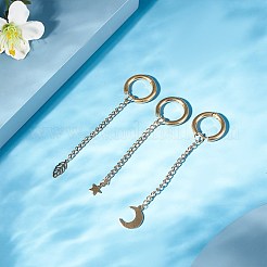 鉄はツイストチェーンで終わる  カドミウムフリー＆鉛フリー  ゴールドカラー  50x3.5mm  リンク：5.5x3.5x0.5mm&nbsp;CH-CH017-G-5cm