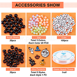 DIY Halloween Bracelet Making Kit&nbsp;DIY-PH0008-85
