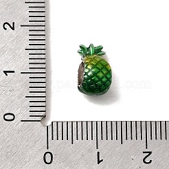 925 Sterling Silver Enamel European Beads&nbsp;STER-Z013-07P-07