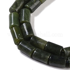 天然中国南部翡翠ビーズ連売り  コラム  7.5~8.5x5~6mm  穴：1mm  約45~46個/連  14.69~15.04インチ（37.3~38.2cm）&nbsp;G-C128-A33-01