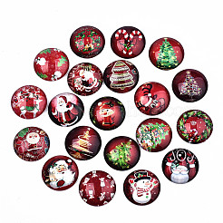 Glass Cabochons&nbsp;X-GGLA-S036-18B