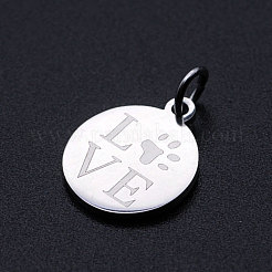 Non-Tarnish 201 Stainless Steel Pet Charms&nbsp;STAS-T049-T677-1