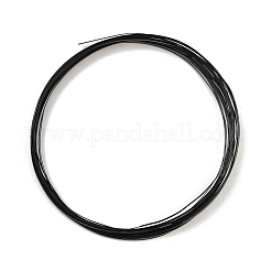 5mアルミワイヤー  フラット  DIYクラフト用  ブラック  1x0.3mm  約16.40フィート（5m）/ロール&nbsp;AW-H001-04L