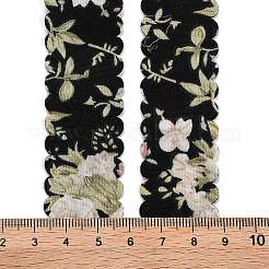 20 Yards Flower Printed Polyester Ribbon&nbsp;OCOR-Z005-03C