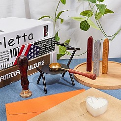芯コード付きワックスシーリングスティック  レトロなビンテージワックスシーリングスタンプ用  ミックスカラー  90x11.5x10mm  18色  1pc /カラー  18個/セット&nbsp;DIY-X0099-13