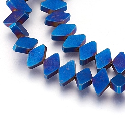 Electroplate Non-magnetic Synthetic Hematite Bead Strands&nbsp;G-I208-18F-E-L