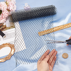 Big Eye Mesh Polyester Organza Veil&nbsp;DIY-WH0028-94A