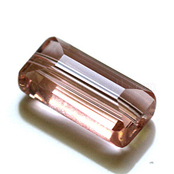 K9ガラス  模造オーストリアクリスタルビーズ  グレードAAA  多面カット  長方形  ミックスカラー  6x12x5mm  穴：0.7~0.9mm&nbsp;SWAR-F081-6x12mm-M