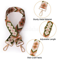 Ethnic Style Polycotton Adjustable Webbing Bag Straps&nbsp;AJEW-WH0270-108