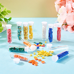 375Pcs 12 Style 2-Hole Opaque Glass Seed Beads&nbsp;SEED-TA0001-10