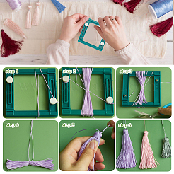 1Pc Plastic Tassel Maker&nbsp;DIY-WH0308-523