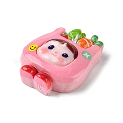 Cartoon Boy Opaque Resin Decoden Cabochons&nbsp;RESI-C045-03E