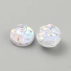 Transparent Resin Cabochons&nbsp;RESI-WH0038-47C