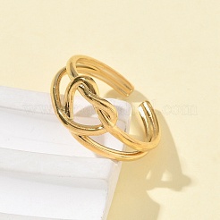 304 Stainless Steel Cuff Rings&nbsp;RJEW-P150-12G