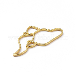 Zinc Alloy Open Back Bezel Pendants&nbsp;LS-X-PALLOY-D580-05G-C