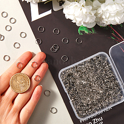 500Pcs 304 Stainless Steel Split Rings&nbsp;STAS-SP0001-66D
