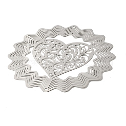 201 Stainless Steel 3D Rotating Hanging Wind Spinner&nbsp;STAS-C166-01A-P