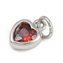 Brass with Cubic Zirconia Pendants&nbsp;KK-A269-67B-P