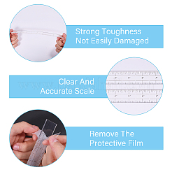 Acrylic Rulers Kit&nbsp;TOOL-WH0155-180