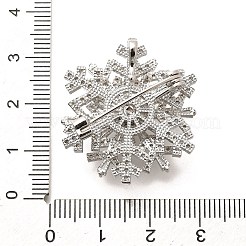 Snowflake Rotatable Brooches for Women&nbsp;JEWB-B023-01P