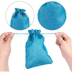 Burlap Packing Pouches Drawstring Bags&nbsp;ABAG-PH0002-13