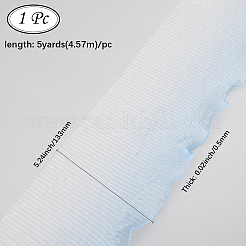 5Yards Polyester Pleated Lace Trim Ribbon&nbsp;OCOR-GF0004-84D
