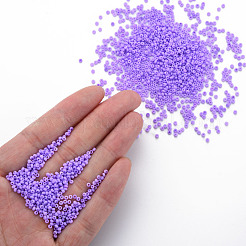 13/0 ガラスシードビーズ  マカロンカラー  丸い穴  ラウンド  暗紫色  13/0  2~2.3x1.5mm  穴：0.8mm  約450 G /袋&nbsp;SEED-T005-14A-A17