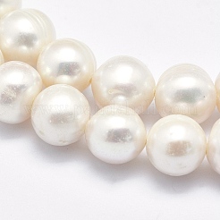 Natural Cultured Freshwater Pearl Beads Strands&nbsp;PEAR-F007-02-01