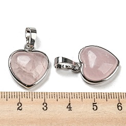 Natural Rose Quartz Pendants&nbsp;G-I358-A22