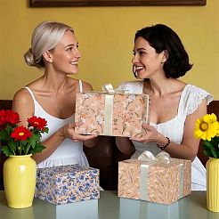 Paper Gift Wrapping Paper&nbsp;DIY-FZC0003-001A