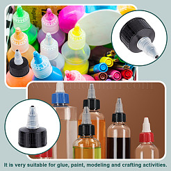 Plastic Twist Bottle Cap&nbsp;SRIB-WH0148-392