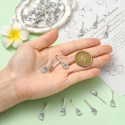 50Pcs Tibetan Style Zinc Alloy Broom Pendants&nbsp;TIBEP-YW0002-15