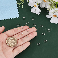 16Pcs 925 Sterling Silver Split Rings&nbsp;STER-HY0001-16