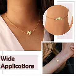 4Pcs 4 Styles Heart Brass Micro Pave Clear Cubic Zirconia Connector Charmss&nbsp;KK-CJ0005-73
