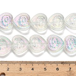 Electroplate Baking Paint Glass Beads Strands&nbsp;EGLA-K061-13A-AB06
