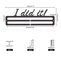 Iron Medal Display Hanger&nbsp;HJEW-WH0008-70