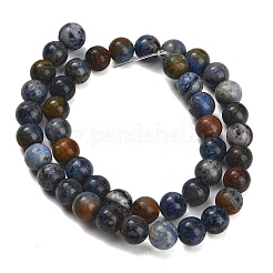 Natural Dumortierite Beads Strands&nbsp;G-F826-A01-8mm